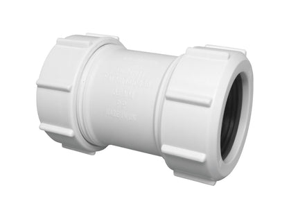 McAlpine 1.25" Universal Slip Through Straight Connector No Pipe Stop