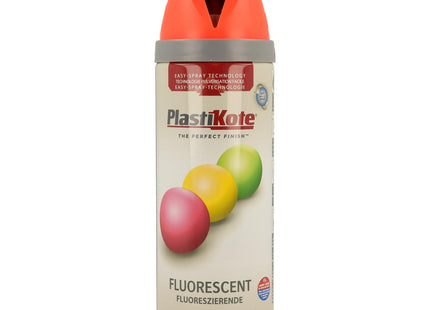 PlastiKote 1902 Twist Spray 400ml Fluorescent Orange