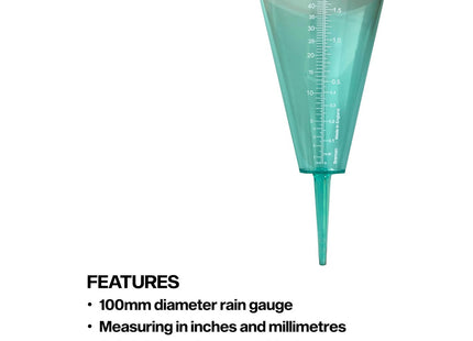 Brannan Sprinkler Rain Gauge to Monitor Rainfall Levels with Easy to Read Scale Rain Meter for Your Garden