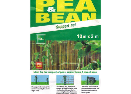Apollo Gardening Ltd Apollo Pea and Bean Net with 153mm Mesh 10m x 2m