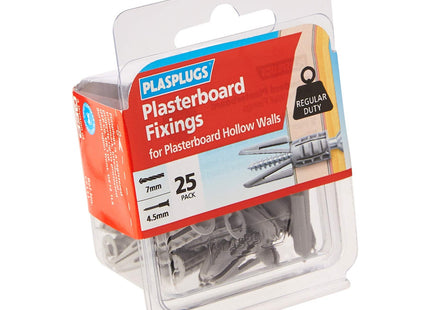 Plasplugs Plasterboard Fixing Includes 25 Fixings CF111