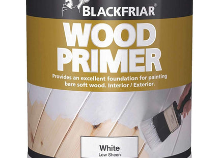 Blackfriar Wood Primer, 250ml, White BKFWPW250