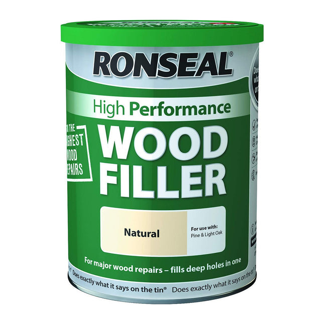Ronseal 32287 High Performance Wood Filler - Natural 1kg
