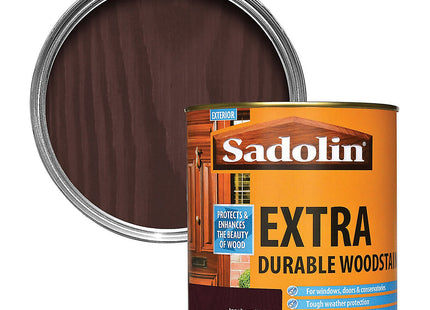 Sadolin Extra Woodstain 1 Litre - Jacobean Walnut