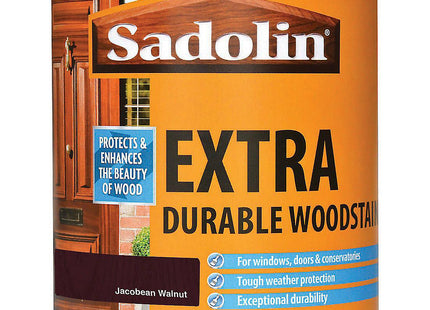 Sadolin Extra Woodstain 1 Litre - Jacobean Walnut