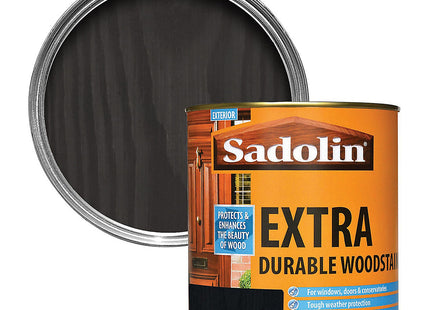 Sadolin Extra Woodstain 1 Litre - Ebony