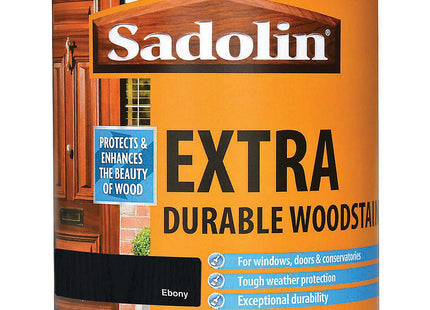 Sadolin Extra Woodstain 1 Litre - Ebony