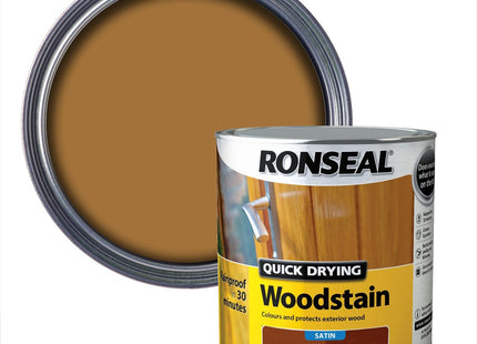 Ronseal Quick Drying Woodstain Antique Pine Satin 2.5 Litre