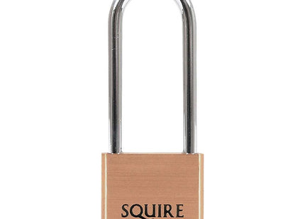 Squire Henry Lion Premium Solid Brass 5 pin Long Shackle Double Locking Padlock, 39.5 mm (Length)