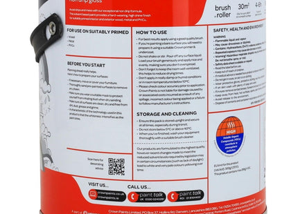 Crown Retail Non Drip Gloss PBW 2.5 Litre