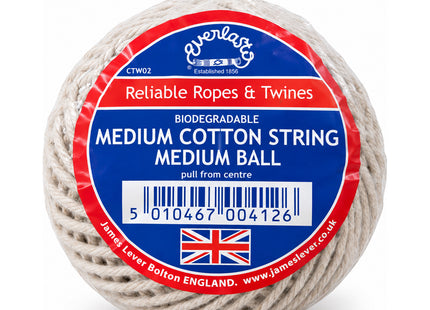 Everlasto Medium Cotton String Medium Ball Biodegradable CTW02