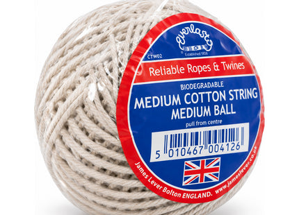 Everlasto Medium Cotton String Medium Ball Biodegradable CTW02