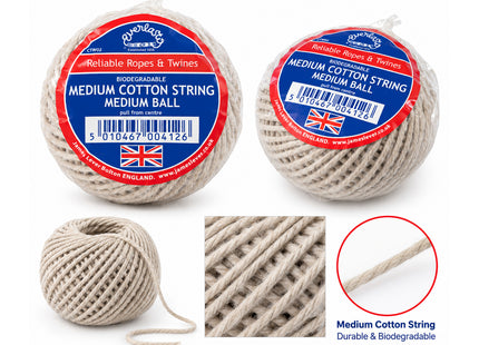 Everlasto Medium Cotton String Medium Ball Biodegradable CTW02