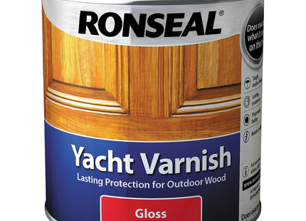 Ronseal 1 Litre Exterior Yacht Varnish Gloss YVG1L