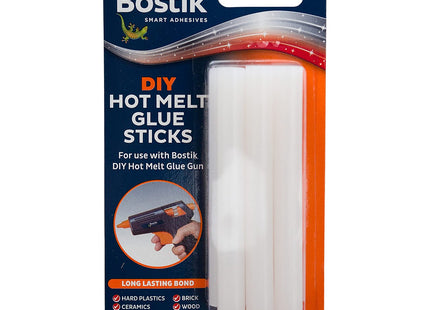 Bostik DIY Hot Melt Glue Gun Sticks Clear -Pack of 6 - Ultra Strong - Long Lasting Bond