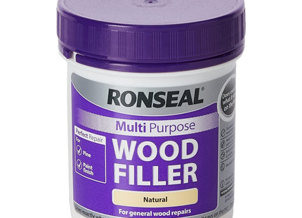Ronseal 34735 Multi-Purpose Wood Filler - Natural, Purple, 250g