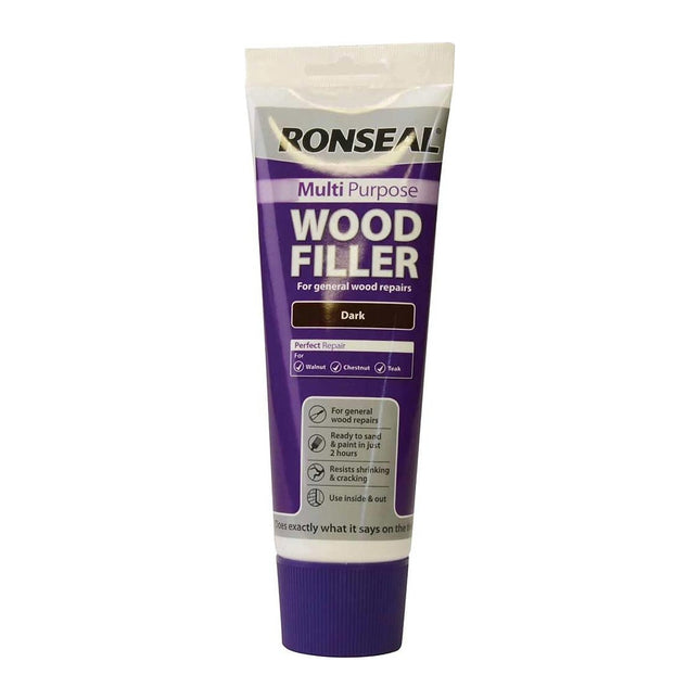 Ronseal 325g Multi-Purpose Wood Filler Tube - Dark MPWFD325G