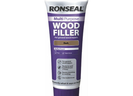 Ronseal 325g Multi-Purpose Wood Filler Tube - Dark MPWFD325G