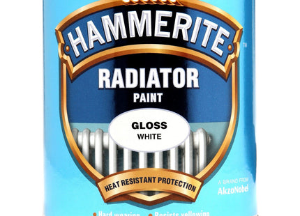 Hammerite 500ml Radiator Paint - Gloss White REG500