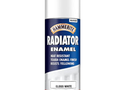 Hammerite Regaero 400ml Radiator Enamel -Gloss White 5084780