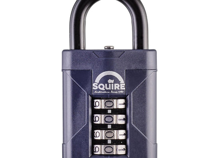 Squire Heavy Duty Padlock 4 Wheel Combination Padlock Alloy Steel for Corrosion Resistance Weatherproof Lock for Home, 50 mm CP50