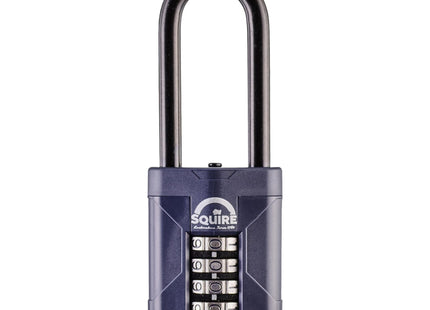 Squire Heavy Duty Padlock 2.5 4 Wheel Combination Padlock Alloy Steel for Corrosion Resistance Weatherproof Lock for Home, 50 mm CP50