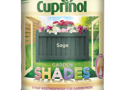 Cuprinol Garden Shades Exterior Woodcare, Sage, 1 Litre