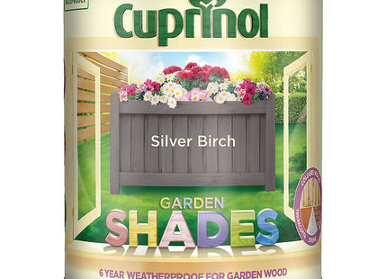 Cuprinol Garden Shades Exterior Woodcare, Silver Birch, 1 Litre