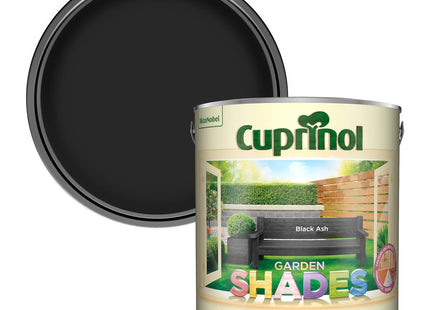Cuprinol Garden Shades Exterior Woodcare, Black Ash, 2.5 Litre 5083469