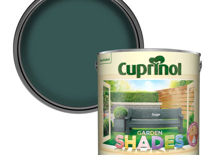 Cuprinol Garden Shades Exterior Woodcare, Sage, 2.5 Litre