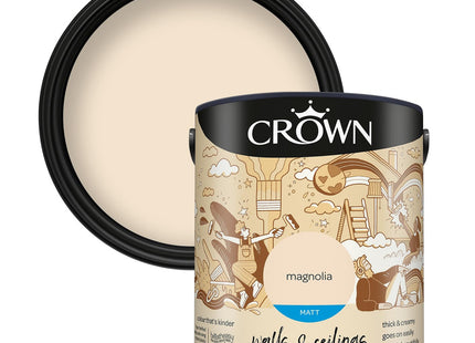 Crown Retail Core Emulsion Matt Magnolia 2.5 Litre