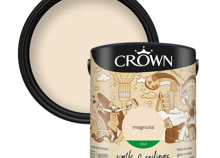 Crown Silk 2.5 Litre Emulsion - Magnolia