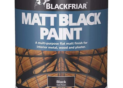 Blackfriar Matt Black Paint 250ml BKFMB250
