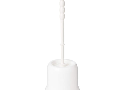 Addis Toilet Brush Round with Open Holder, Plastic, White, 1 202267