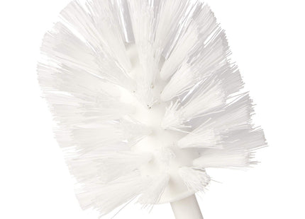 Addis Toilet Brush Round with Open Holder, Plastic, White, 1 202267