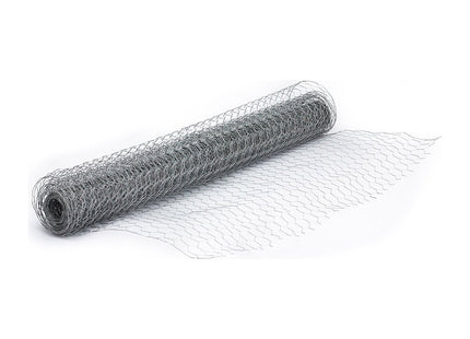 Apollo Gardening Ltd Apollo 10m Galvanised Wire Netting - 600mm High, 50mm Mesh