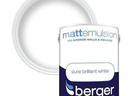 Berger Vinyl Matt - Pure Brilliant White 5 Litre