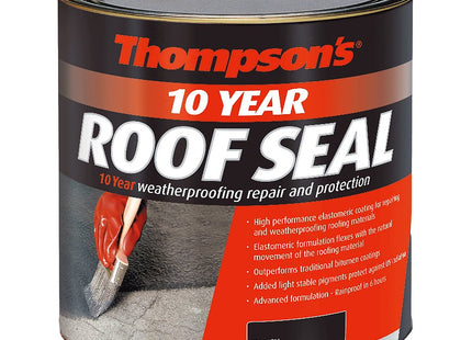 Ronseal 1 Litre Thompsons High Performance Roof Seal - Black HPRS1L