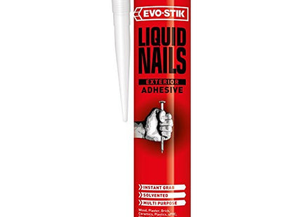 Evo-stik Liquid Nails Grab Adhesive White - 290ml - Interior & Exterior Use