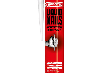 Evo-stik Liquid Nails Grab Adhesive White - 290ml - Interior & Exterior Use