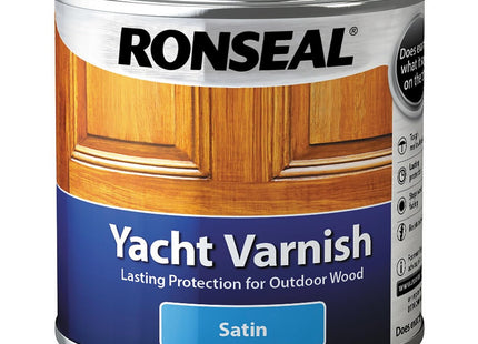 Ronseal 250ml Exterior Yacht Varnish Satin YVS250