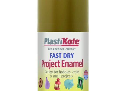 PlastiKote Fast Dry Enamel Spray Paint Nut Brown 100ml 001120