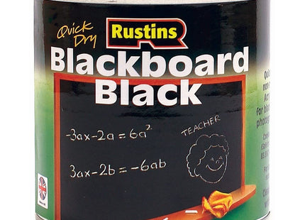 Rustins Blackboard Black Paint 250ml