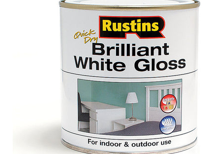 Rustins Brilliant White Gloss Paint 250ml