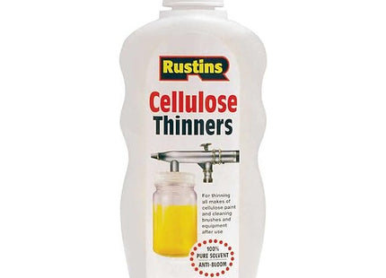 Rustins Cellulose Thinners Professional Solvent for Cellulose Paints and Lacquers 300ml