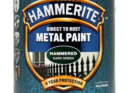 Hammerite Ici Hammered Paint - Dark Green 5084834 2.5 Litre
