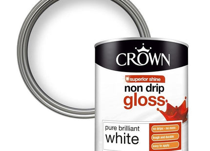 Crown Retail Non Drip Gloss PBW 0.75 Litre 5026784