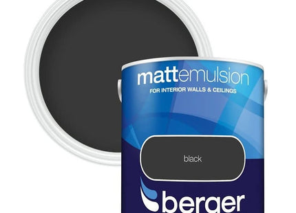 Berger 2.5 Litre Black matt Emulsion