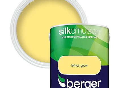 Berger Silk Emulsion 2.5 Litre Lemon Glow