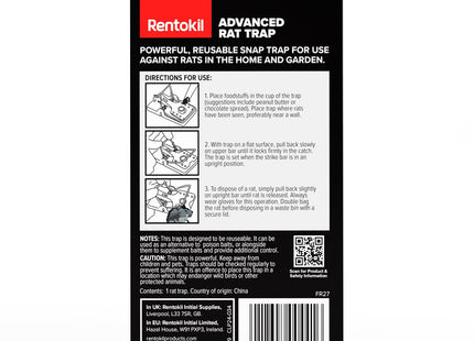 Rentokil Advanced Rat Trap - Single